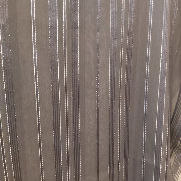 Black sheer short sleeved top - Picture 3 of 5